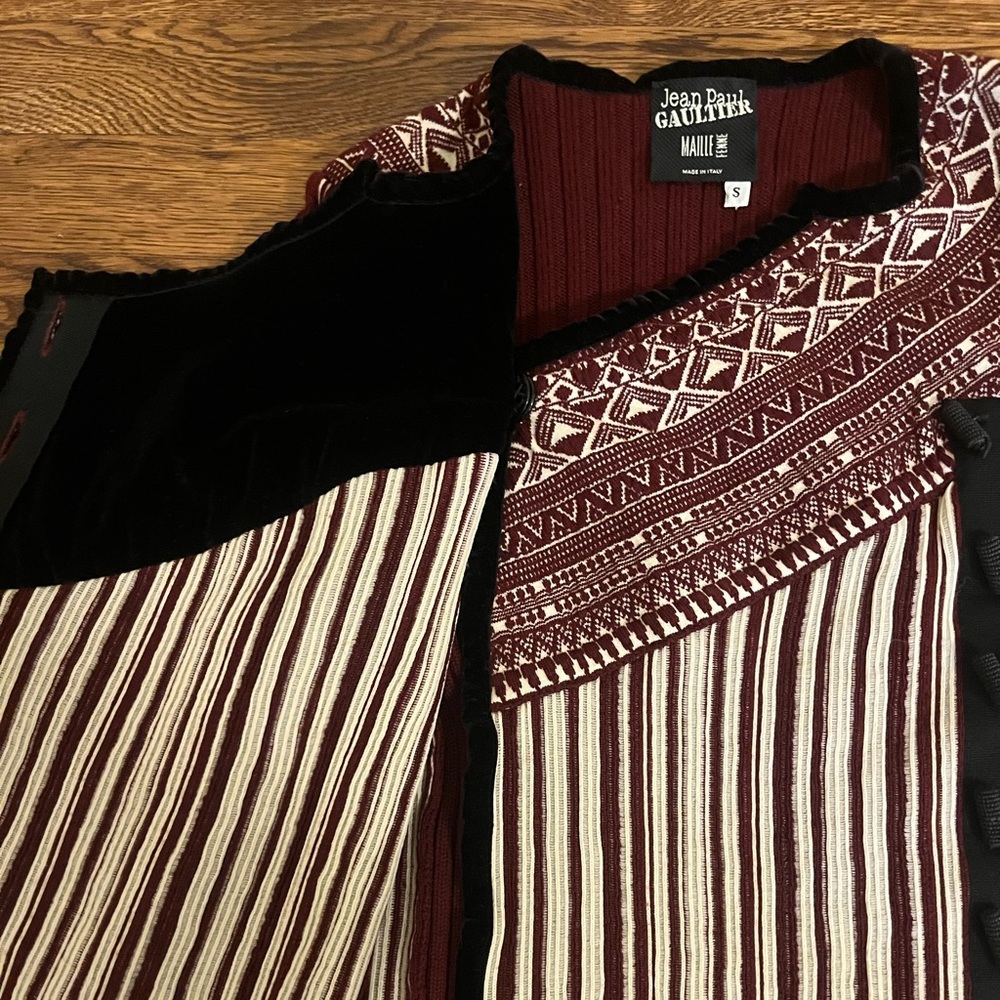 Vintage Jean Paul Gaultier Knit Wrap Top - Picture 6 of 9
